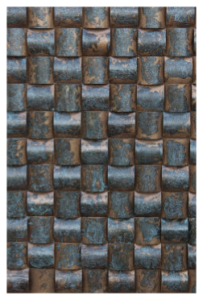 panneaux bois 3D - IKO bois brûlé bronze oxydé